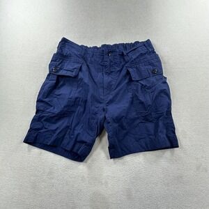 Relwen Shorts Mens 36 Blue Lightweight Combat Cargo 8" Performance Hiking Camp